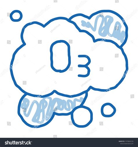 Laundry Service Ozon Foam Sketch Icon Stock Vector Royalty Free