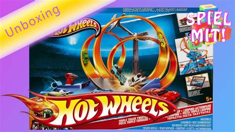 Hot Wheels Deutsch Triple Track Twister Unboxing Rennbahn F R