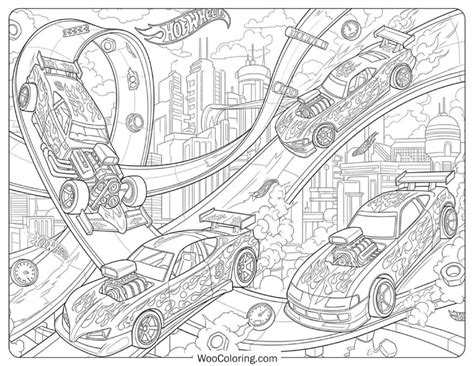 Hot Wheels Coloring Pages For Adults