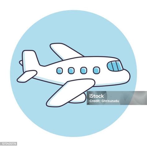 飛機圖示向量圖形及更多一個物體圖片 一個物體 乘客 交通方式 Istock