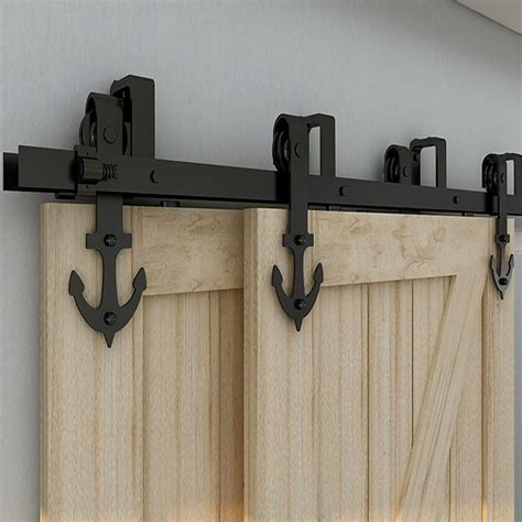 Buy Bypass Sliding Barn Door Hardware Kit Ft Ft Ccjh Bypass Track