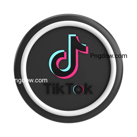 Tiktok Coin Tiktok Logo Tiktok Tik Tok Symbol 3d Icon Png Photo