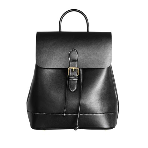 Womens Black Leather Backpack Purse Cute Backpacks For Women Igemstonejewelry