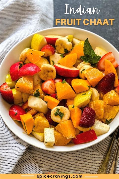 Fruit Chaat Indian Fruit Salad Spice Cravings