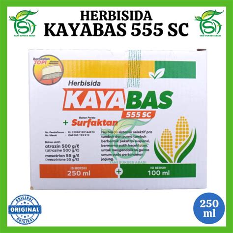 Jual Herbisida Kayabas 555SC 250 Ml Obat Rumput Gulma Pada Tanaman