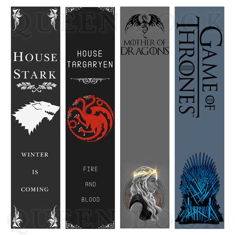 Kit Marca Página Para Livros Game Of Thrones Shopee Brasil