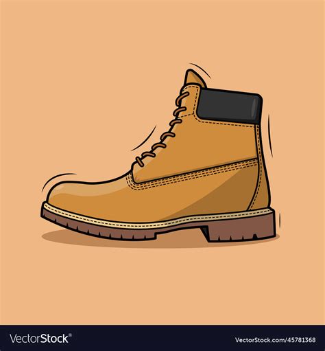 Safety Shoes Royalty Free Vector Image Vectorstock