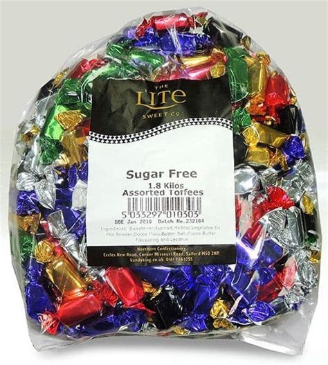 Sugar Free Assorted Toffees 1 8kg