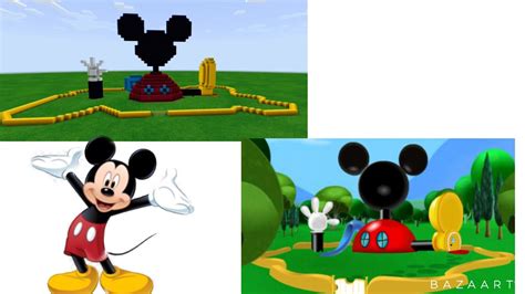 Mickey Mouse Clubhouse In Minecraft Youtube