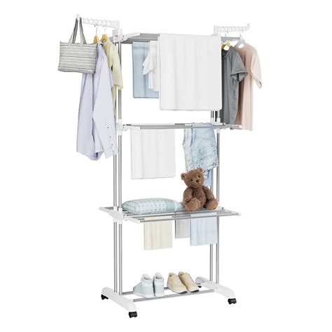 Yihata Clothes Drying Rack Collapsible Oversized Tier Laundry Drying