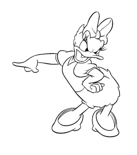 Mad Donald Duck Coloring Pages