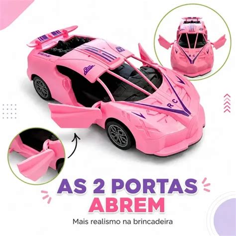 Carrinho Que Abre As Portas - Carrinho Controle Remoto Recarregável Feminino Abre as Portas Brinquedo ...