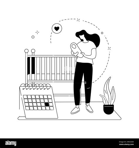 Maternity Leave Abstract Concept Vector Illustration Stock Vector Image And Art Alamy