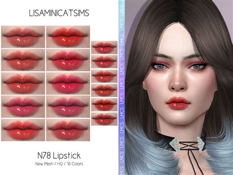 The Sims Resource Lmcs Lipstick N Hq