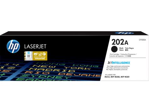 Hp 202a Black Original Laserjet Toner Cartridge Cf500a Shop