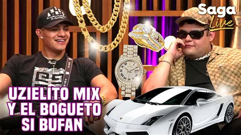 UZIELITO MIX y EL BOGUETO PRESUMEN sus EXCÉNTRICAS JOYAS y AUTOS de