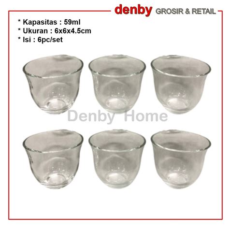 Jual Gelas Soju Sloki Kaca Mini Shot Glass 6pc Set 59ml Shopee Indonesia