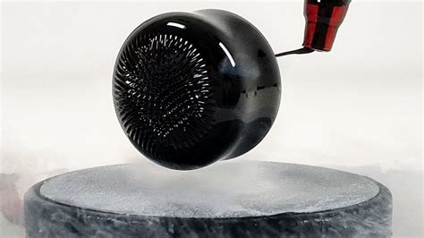 Experiment At 196°c Ferrofluid In Quantum Levitation Magnetic Games