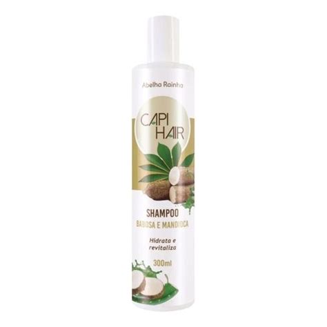 Capi Hair Shampoo Hidrata E Revitaliza Babosa E Mandioca 300ml Abelha