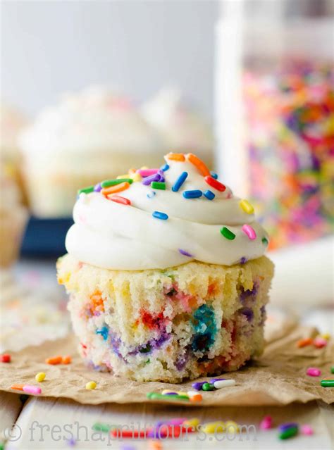 Homemade Funfetti Cupcakes