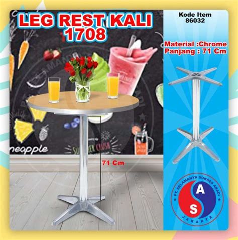 Promo Table Leg Kaki Meja Winston Type 1708 Stainless Silang X Atas