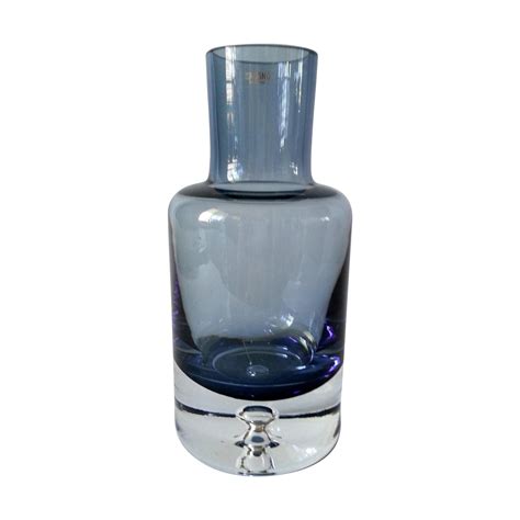 Krosno Poland Bubble Crystal Decanter | Chairish