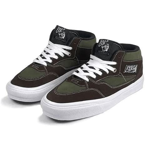 Tênis Vans Skate Half Cab 92 Vcu Dark Brownwhite Street Combatt