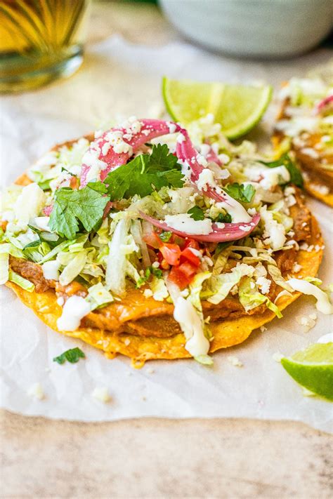 Easy Bean And Cheese Tostadas So Much Food