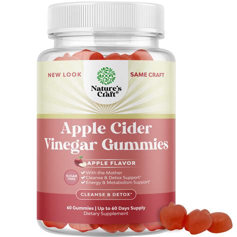 Apple Cider Vinegar Gummies With The Mother Acv Gummies With Mother