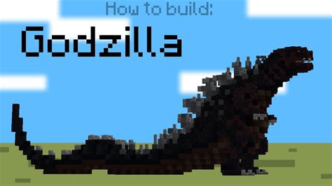 Minecraft Godzilla Build Statue