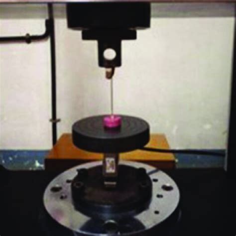 Specimen Loaded Under Universal Testing Machine For Push Out Bond Strength Download Scientific