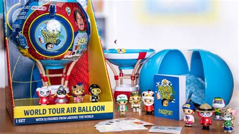 Tag Along With Ryan S World In His World Tour Hot Air Balloon The Toy