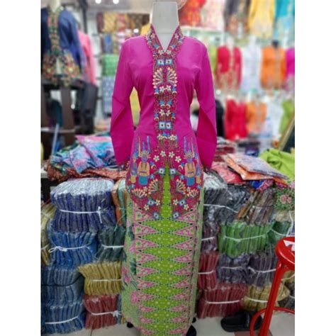 Jual New Setelan Kebaya Encim Ondel Monas Kebaya Adat Kebaya