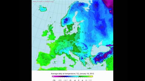 Temperature Map Of Europe