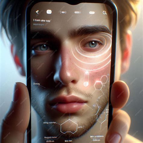 Smart mirror with ai skin analysis and skincare suggestions | Premium