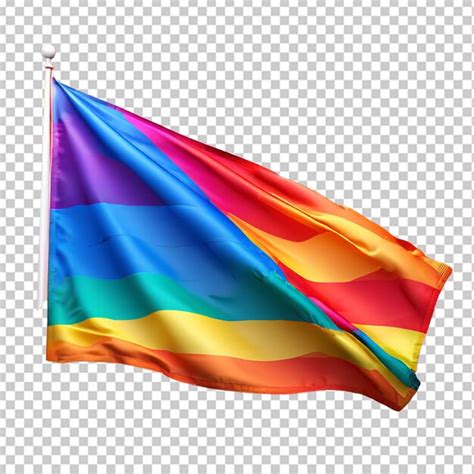 Premium PSD Free PSD Realistic Lesbian Pride Flag