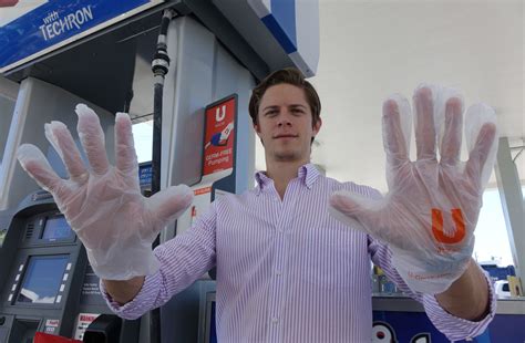 Coming To A Gas Station Near You Disposable Gloves At The Pump For