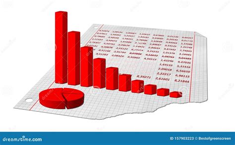 Business Growth Bar Graph With Rising Arrow Stock Illustration