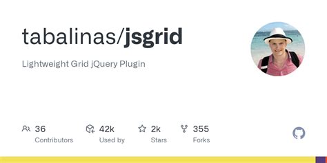 Github Tabalinas Jsgrid Lightweight Grid Jquery Plugin