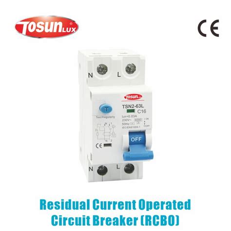 China TSN2 63L Residual Current Operated Circuit Breaker RCBO