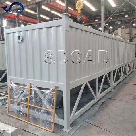 SDCAD Container Type Mini Fly Ash Horizontal Storage Cement Silos