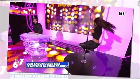 Tpmp Legging En Cuir Et Barre De Pole Dance Delphine Wespiser Fait