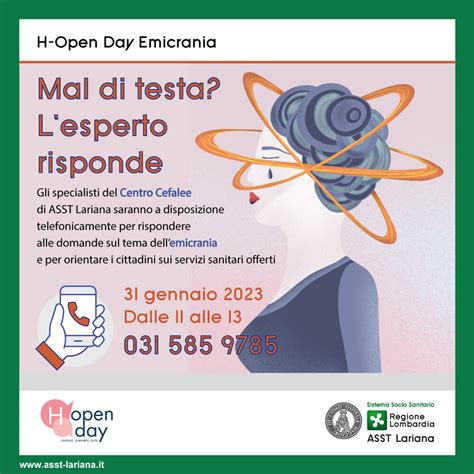 Open Day Emicrania Marted Gli Specialisti Del Sant Anna A