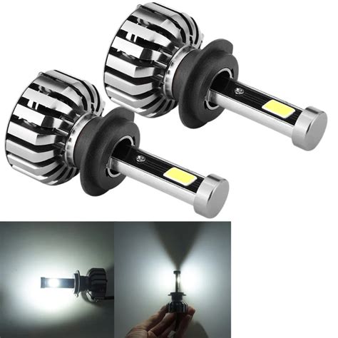 2pcs H7 80w 8000lm Led Car Headlight Headlamp Kit High Power 6000k Waterproof Auto Car Head