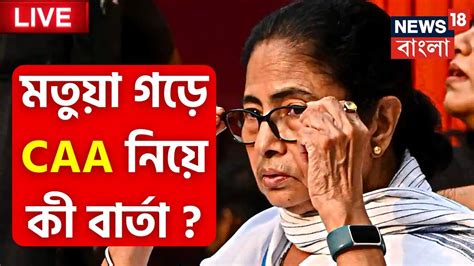 Mamata Banerjee Live Caa কার্যকর হবে রাজ্যে Mataua দের আজ বার্তা কী বার্তা দেবেন Mamata