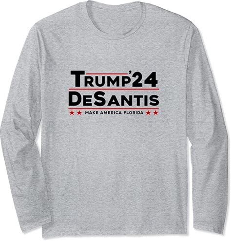 Trump 2024 Long Sleeve T Shirt Uk Clothing