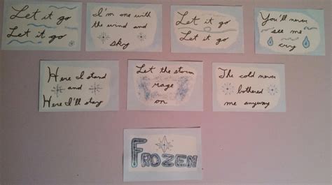 Frozen: Let it Go lyrics by GoKartGirl on DeviantArt