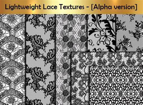 Second Life Marketplace Lightweight Lace Textures [alpha Version] C