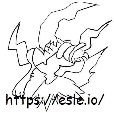 Darkrai Coloring Page