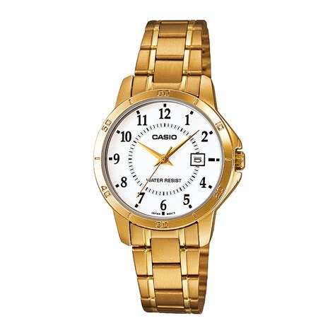 Reloj Casio Ltp V G B Acero Mujer Dorado Btime